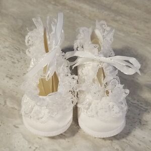 Older La Parisette Baby Christening Shoes